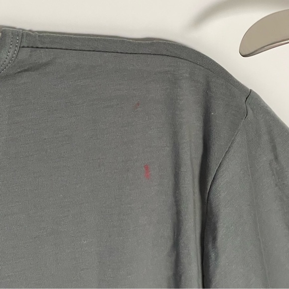 Cuts Sage Green Whale Print AO Curve Hem Short Sleeve Tee- 47024 - Picture 5 of 15